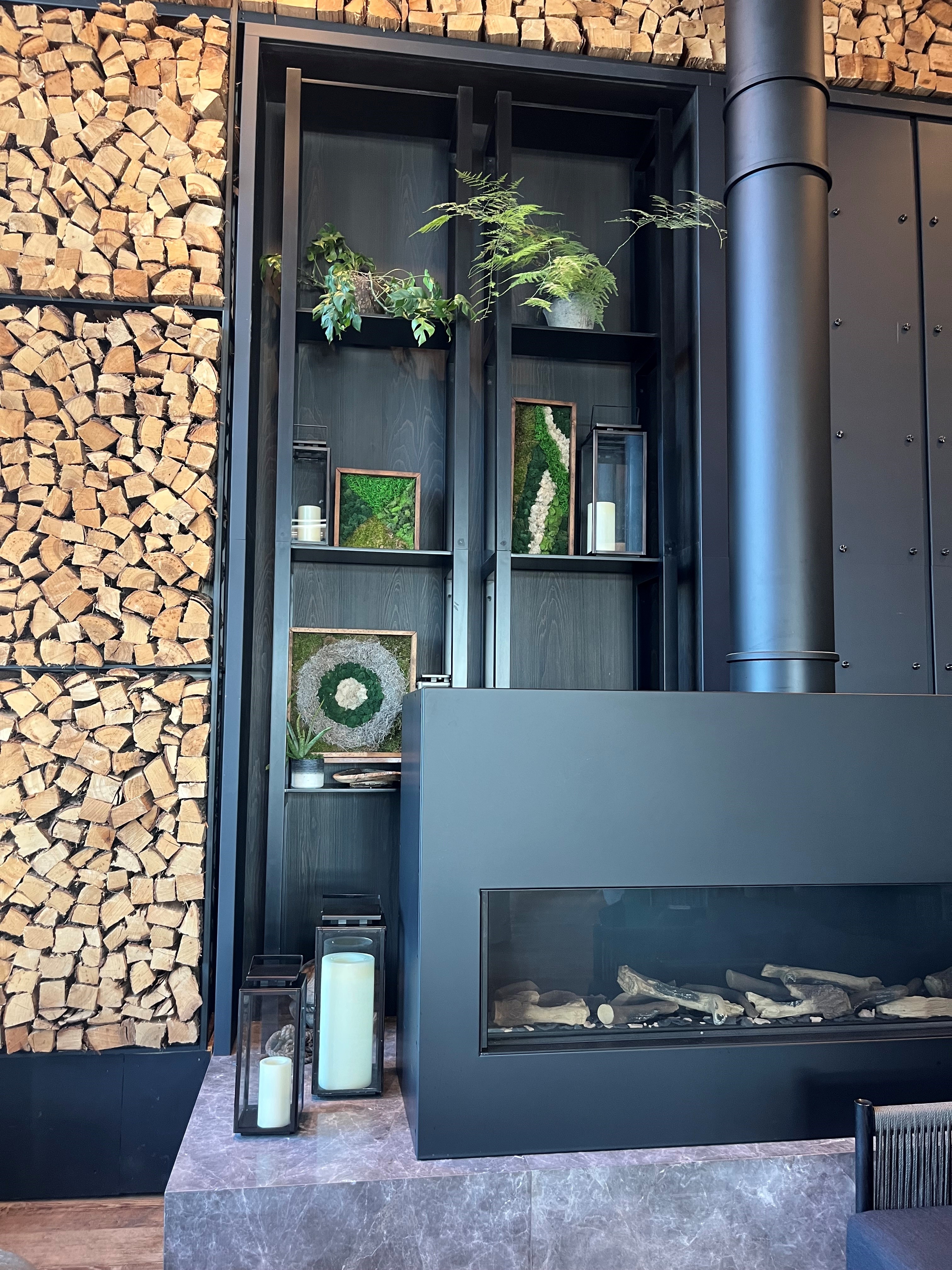 Custom moss planter boxes, curated designs